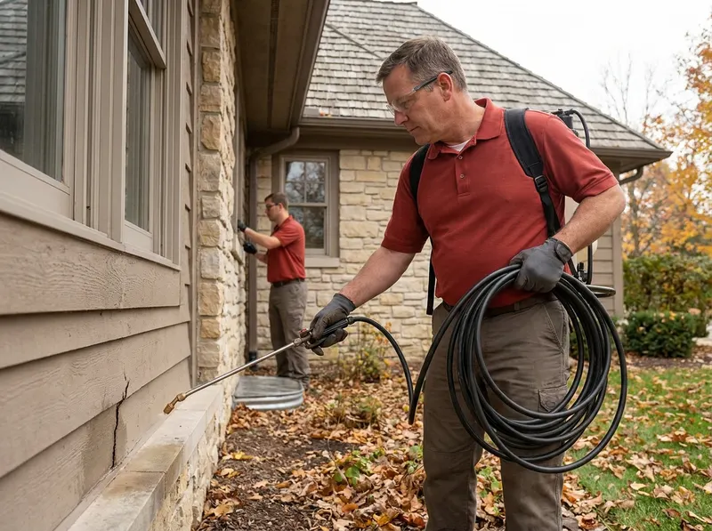Overwintering Boxelder Bug & Lady Beetle Barrier in Kohler, WI